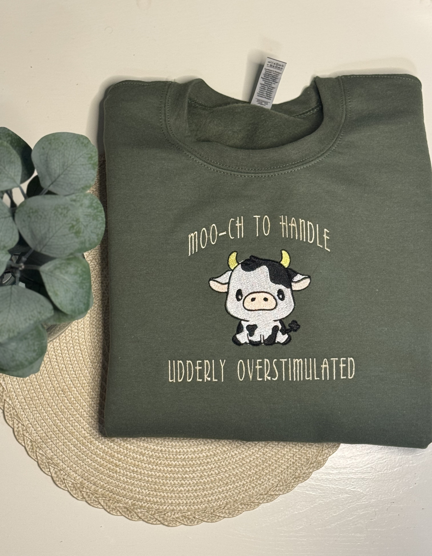 Moo-ch to Handle Crewneck
