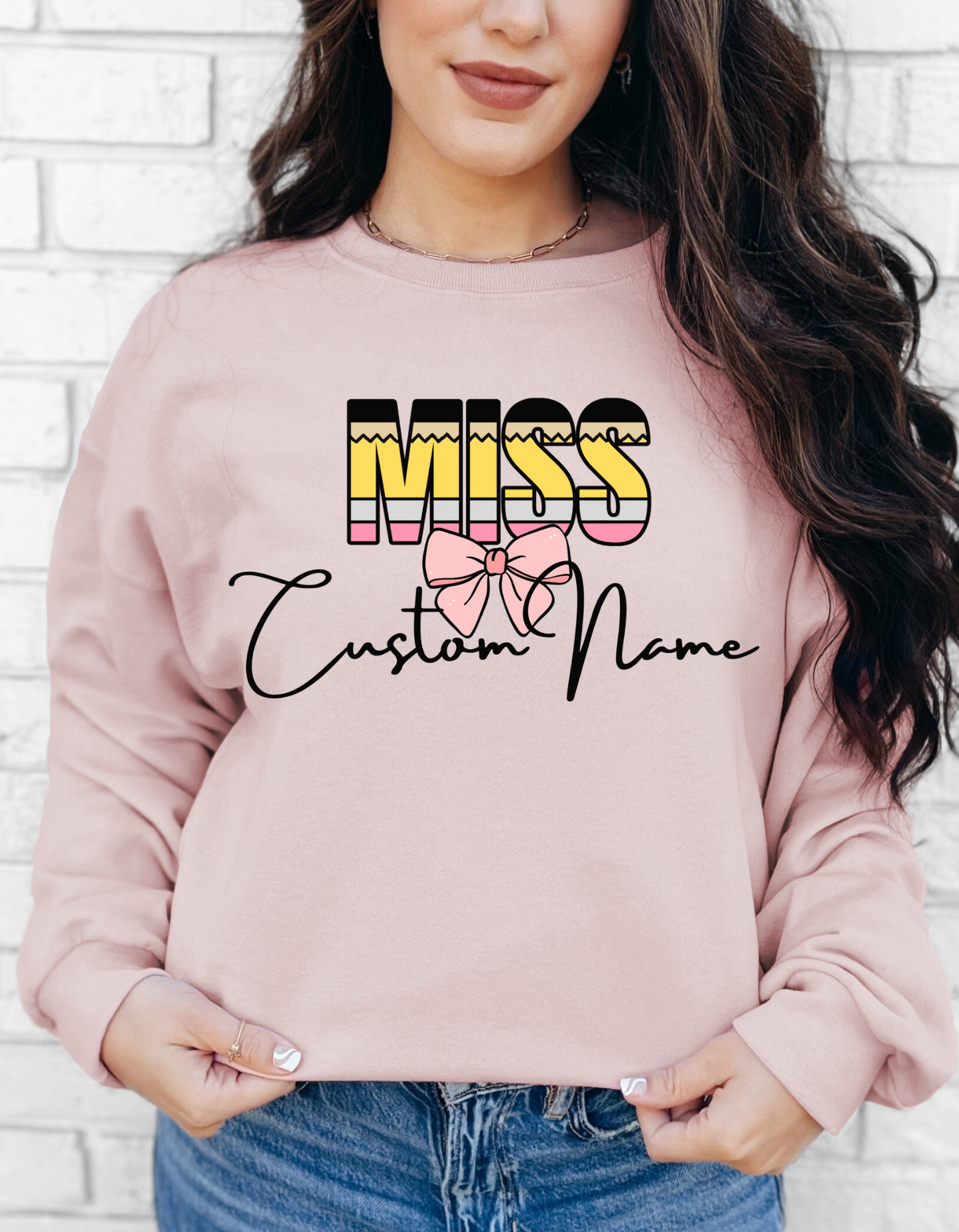 Personalized Teacher Crewneck