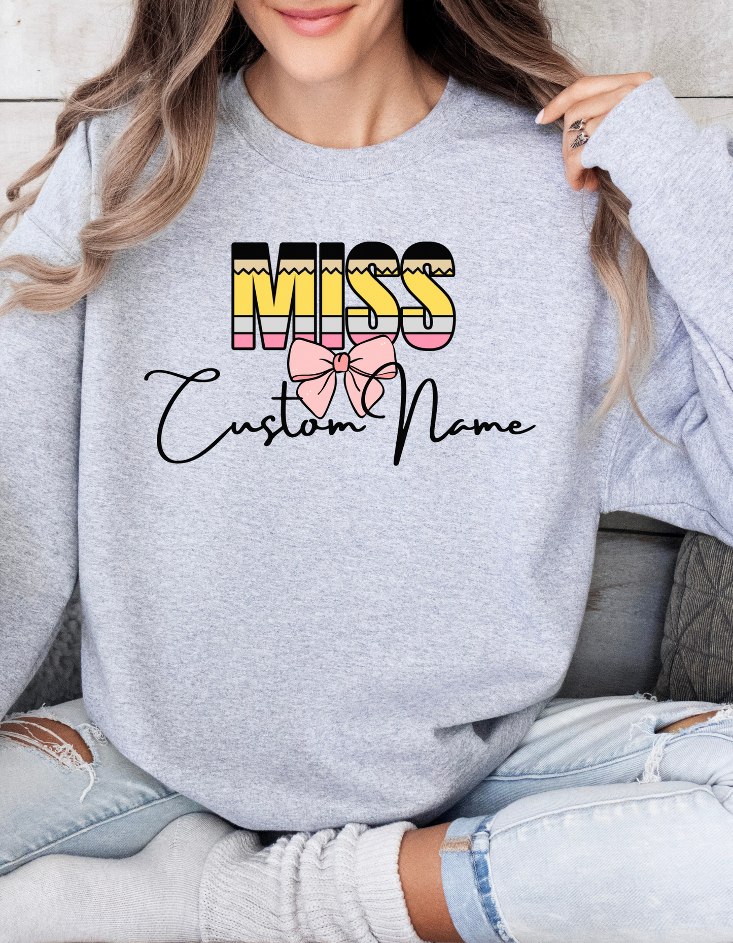 Personalized Teacher Crewneck