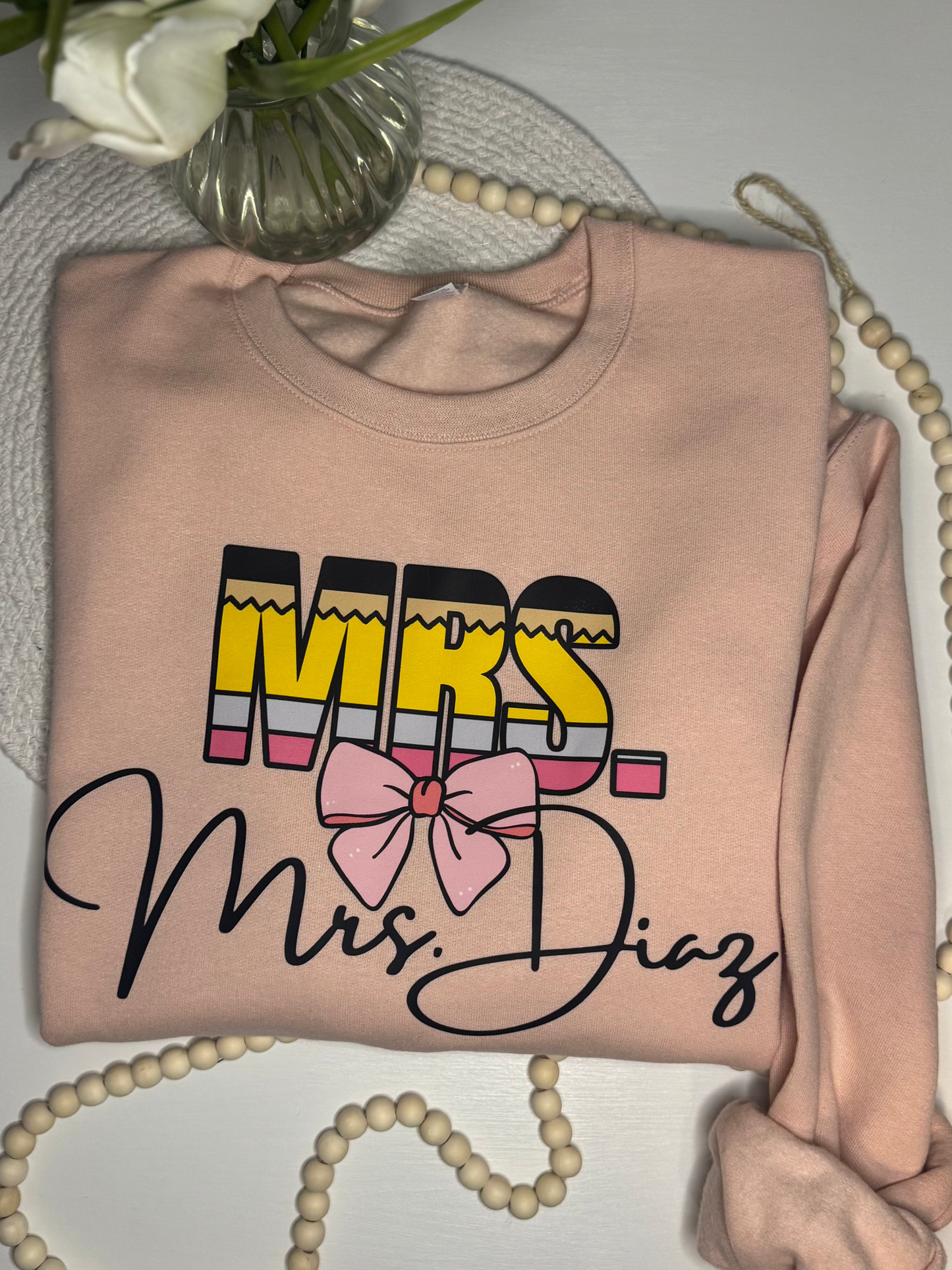 Personalized Teacher Crewneck